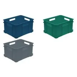keeeper, Aufbewahrungsbox, Aufbewahrungsbox Euro-Box L "bruno eco", grau (20 l)