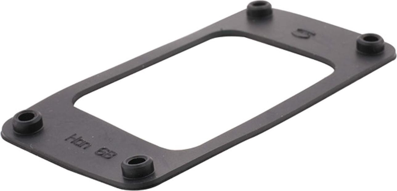 Harting Han 6B flensrubberafdichting met bevestigingscontour voor montagekasten, NBR