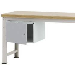 Manuflex ZB4732.9006 Gehäuse-Unterbau PROFI, Nutzhöhe 300 mm mit 1 Tür rechts angeschlagen und Einlegeboden. Für Werkbanktiefe 700 mm