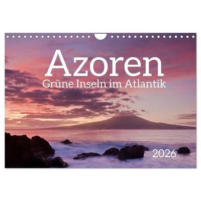 Azoren - Grüne Inseln im Atlantik 2026 (Wandkalender 2026 DIN A4 quer), CALVENDO Monatskalender