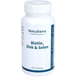 BIOTIN+ZINK+Selen hochdosiert+vegan Presslinge