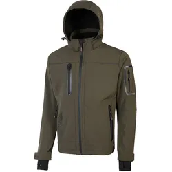 U-Power Softshell-Jacke Space - dark green - 5XL