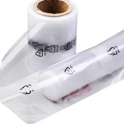 SPRINTIS Schlauchfolie 80 mm, PE-Folie 100 μm, 250 m Rolle, robuster Folienschlauch für vielseitige Verpackungsanwendungen im Gewerbe, transparent