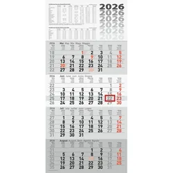 Rido 4-Monatskalender quattroplan 2 33x63cm 2026.