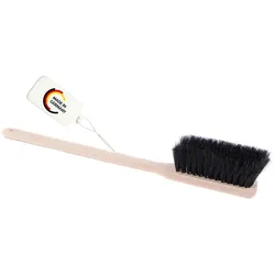 Langstiel Handfeger 60cm Lang Naturhaar Rosshaar Borsten Mischung sehr weich Handbesen Sicherheitshandfeger Maschinenbesen