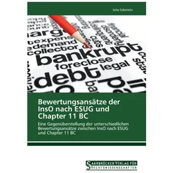 Bewertungsansätze der InsO nach ESUG und Chapter 11 BC, Ratgeber von Julia Gdanietz