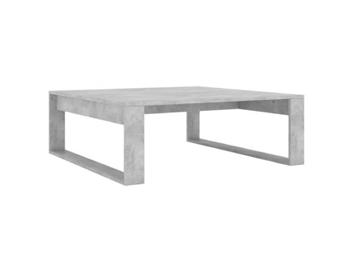 Favemtsl Couchtisch Betongrau 100x100x35 cm aus Holzwerkstoff Quadratischer Beistelltisch in Betonoptik für Wohnzimmer und Lounge, pflegeleicht mit feuchtem Tuch zu reinigen.
