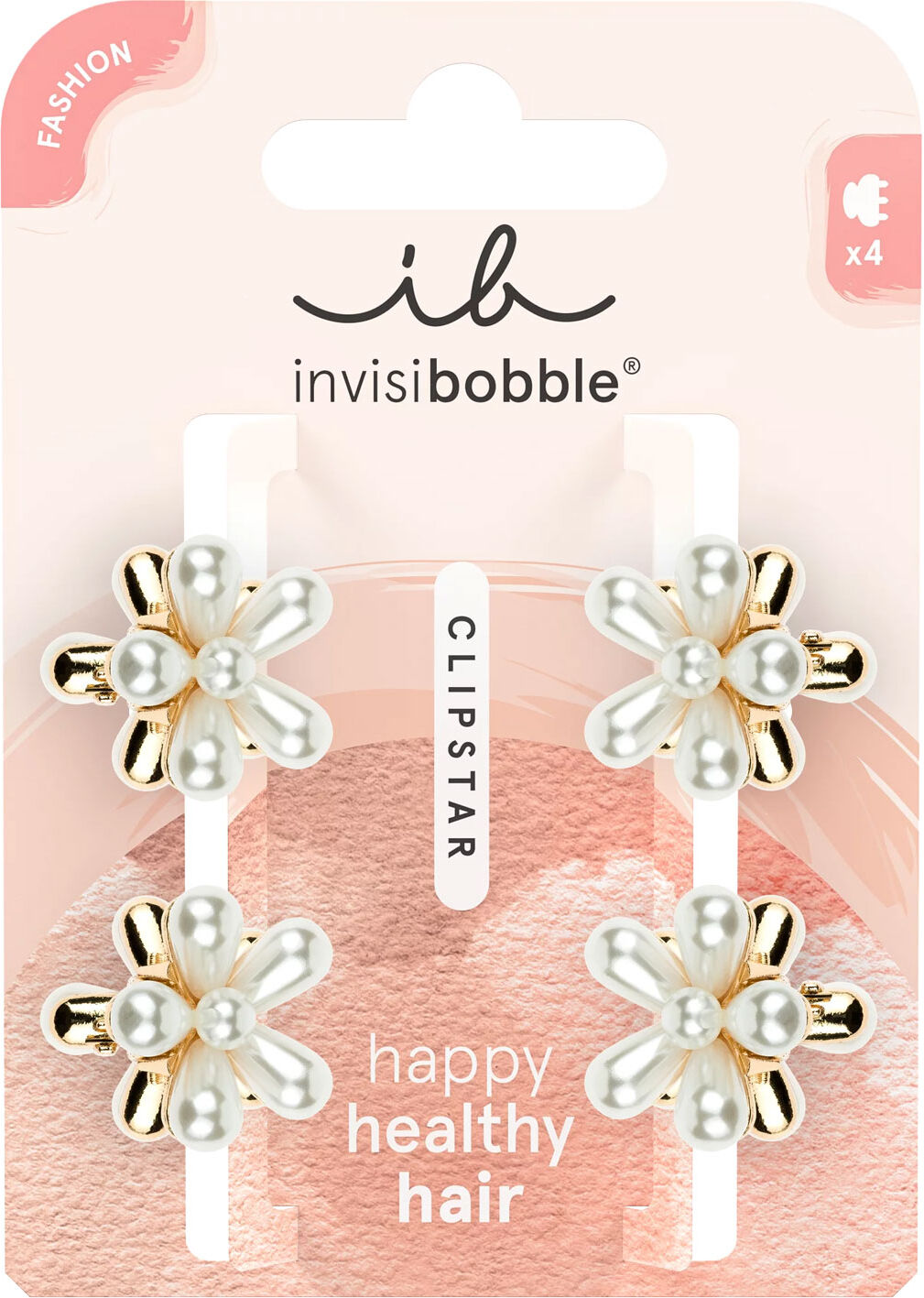 INVISIBOBBLE Clipstar Pearly Flower The Stylish Hair Claw x4