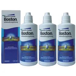 Boston Advance Aufbewahrungslösung 3x 120ml Conditioner Bausch & Lo