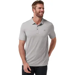 TRAVISMATHEW Polo The Heater, hellgrau