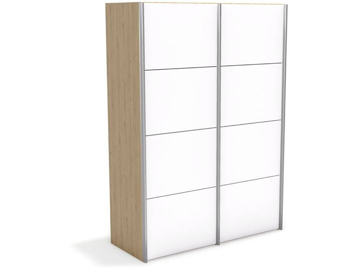Kleiderschrank Window eiche Holzwerkstoff B 148 cm - Möbel Konfigurator: Traummöbel individuell zusammenstellen - Kleiderschrank