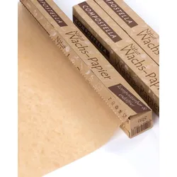 Natur - Wachs-Papier 8m Rolle