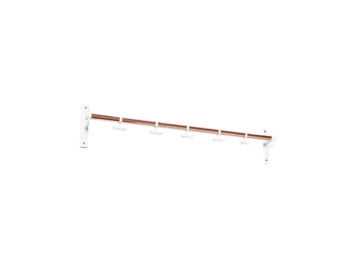 Essem Design Patère Nostalgi Cuivre, structure blanche