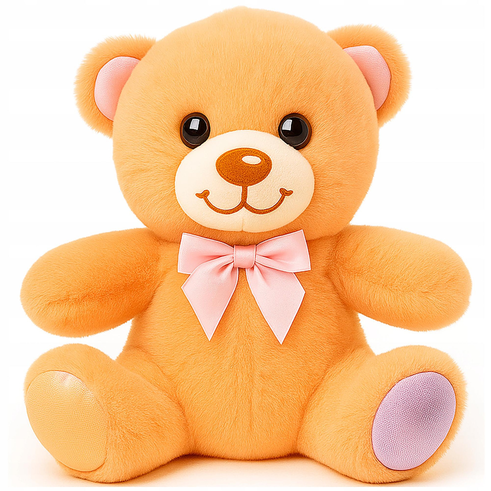 Bambly Pluche Beer Knuffel Mascotte Oranje 15 cm