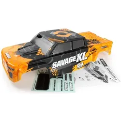 HPI GTXL-6 Kingcab Painted Truck Body (Orange/Black)