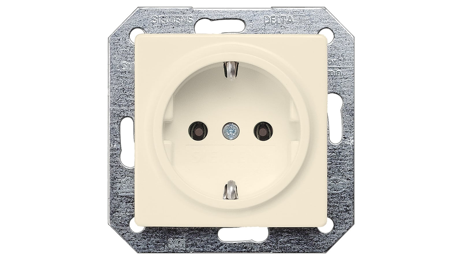 Siemens Schuko-stopcontact DELTA i-systeem, elektro-wit