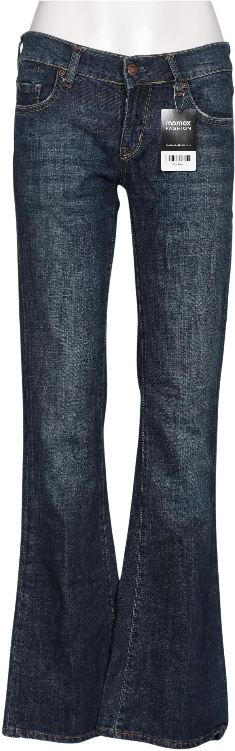 Paper Dolls Damen Jeans, Marineblau, Gr. W27, Elasthan / Baumwolle - Second Hand