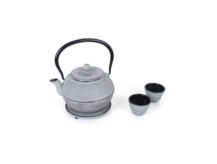 Echtwerk Teekannenset, Grau, Metall, 1,1 l,1100 ml, Geschirr, Kannen & Karaffen, Teekannen