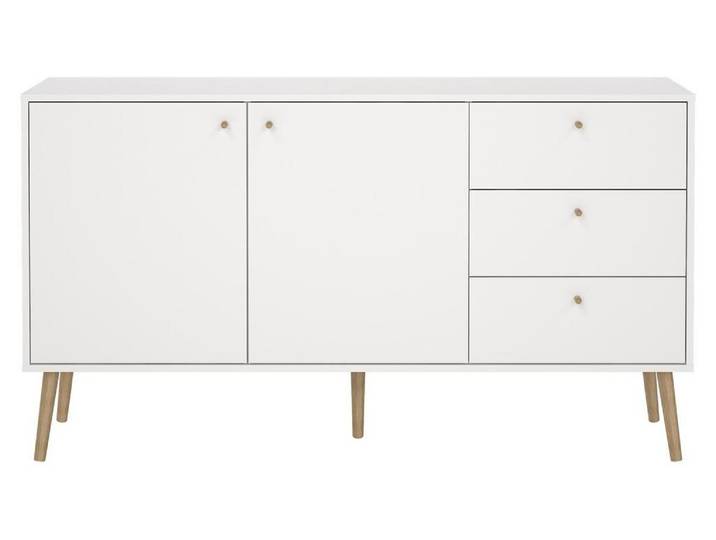 Bodo Sideboard 2 Türen, 3 Schubladen weiß.