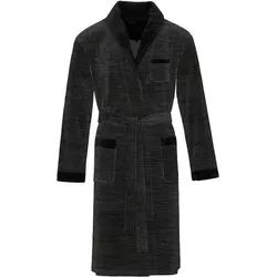Vossen Herren-Bademantel Alberto black XL - 56/58