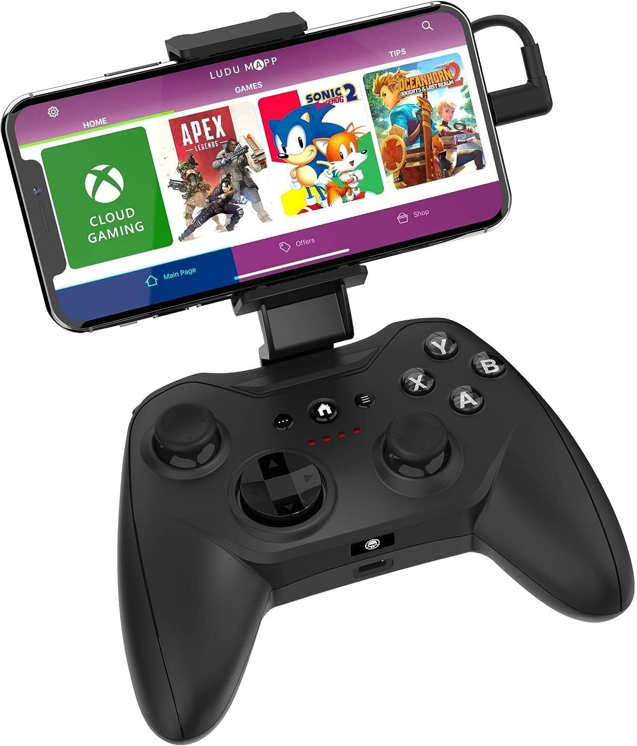 Rotor Riot Mfi Certified Gamepad Controller for iOS iPhone – Wired with Menu & Option Buttons, New