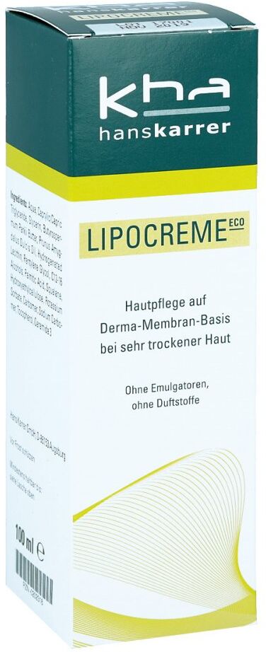hanskarrer Hans Karrer Lipocreme Eco 100ml
