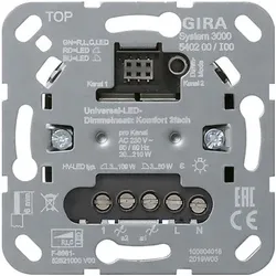 Gira Uni-LED-Dimmeinsatz 2fach S3000 540200