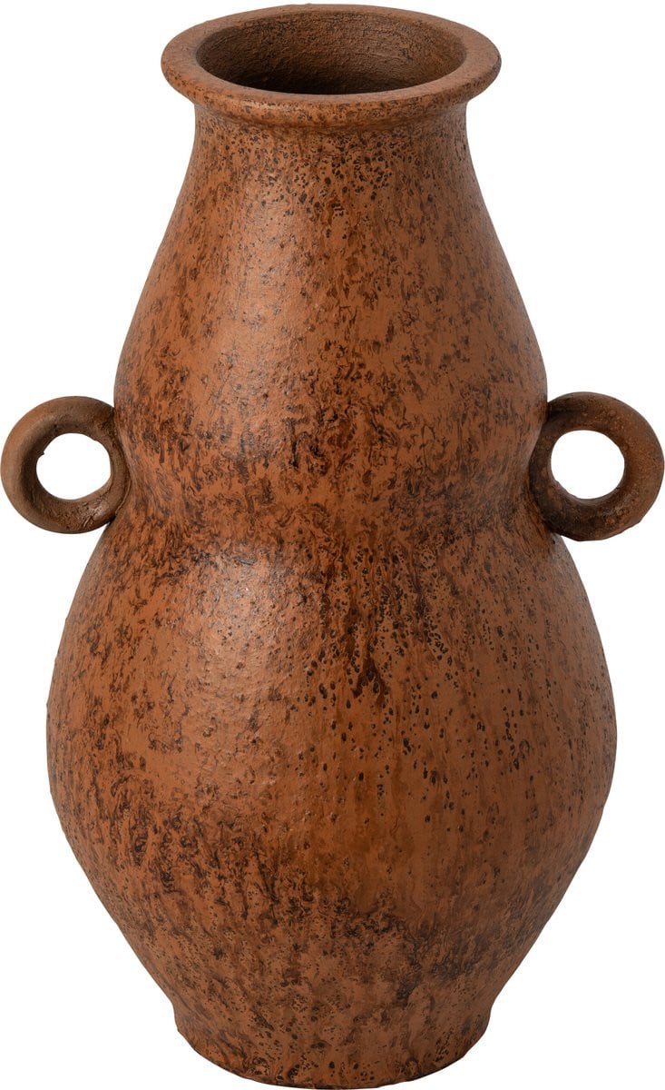J-Line Keramische Vaas - Cognac - Large