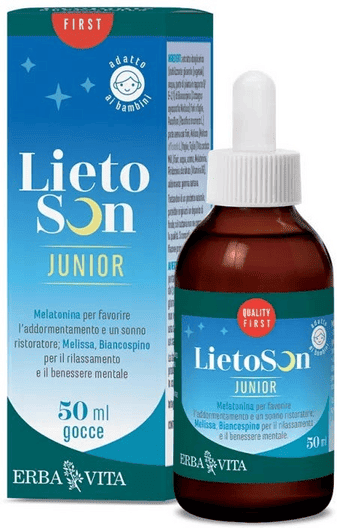 Erba Vita Lietoson Junior Gocce Integratore Per Il Sonno Bambini 50 ml
