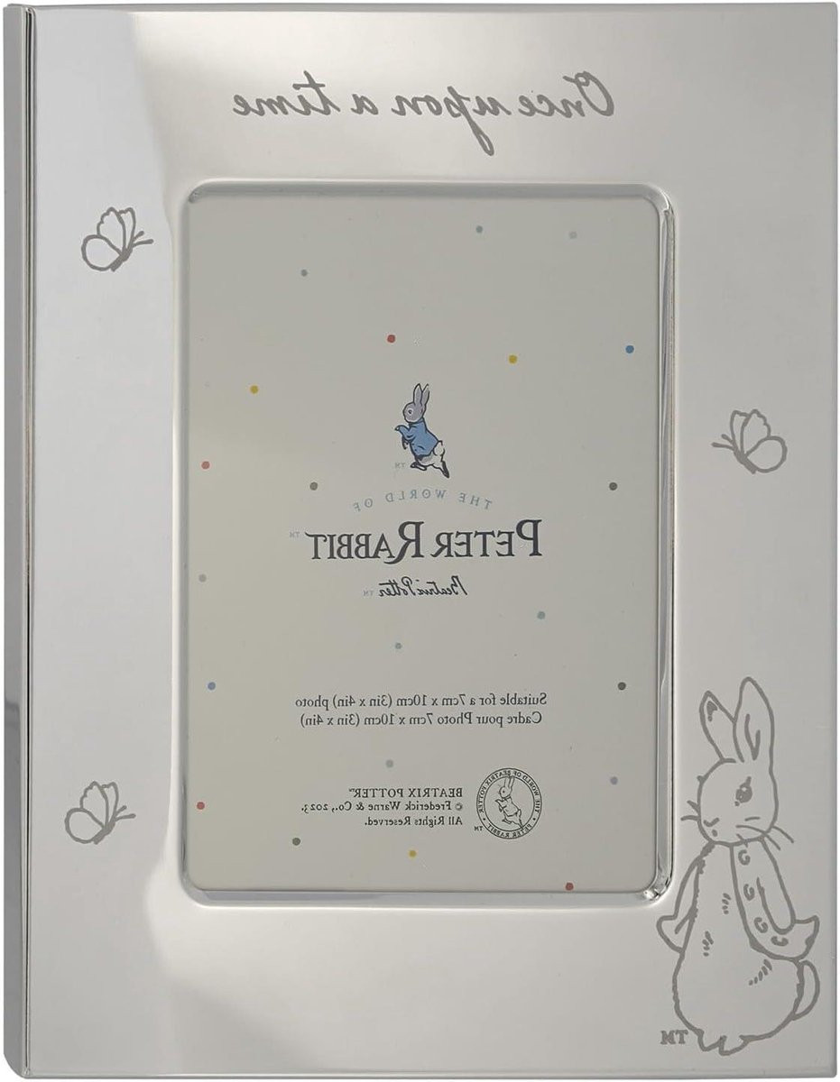 Fotolijst Peter Rabbit Zilverkleurig Design voor de Kinderkamer