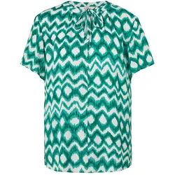 Tchibo - Bedruckte Tunika-Bluse - Damen - Gr. 42 - creme/print