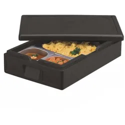 PAPSTAR Isolier-Transportbehälter, EPP 60 cm x 40 cm x 18 cm schwarz "Gastro-Norm 1/1"