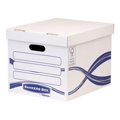 Bankers Box Archivschachtel Basic 317x287x384mm ws/bl 4460801
