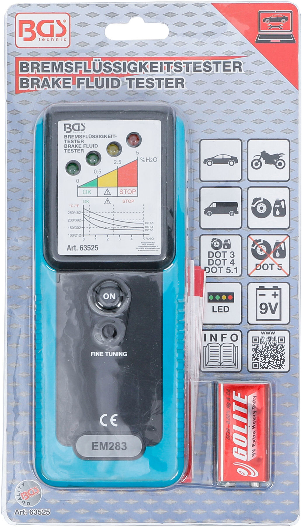 BGS Bremsflüssigkeitstester 63525 ; BGS technic)