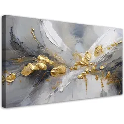 LEINWANDBILD Gold-Glamour-Abstraktion 120x60cm