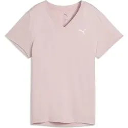 PUMA Damen Fitness / Workout T-Shirts / Tanks T-Shirts/Tanks ku.Arm Da W TAD ESSENTIAL VNECK Tee, Größe XL in Pink Pink