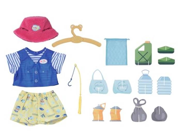 BABY born Teddy Vissersoutfit voor Teddy en 43 cm poppen