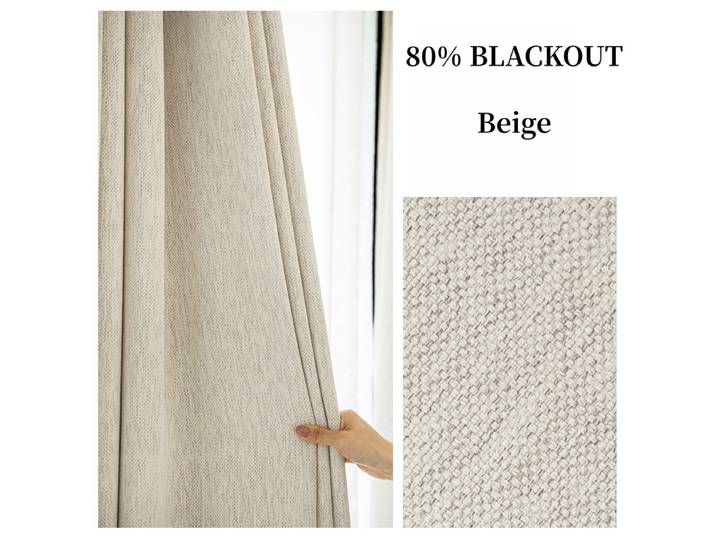 Rideaux de salon et de chambre à coucher sur mesure, épais, couleur unie, jacquard double face, occultants à 80%-90%, hauteur 310 cm