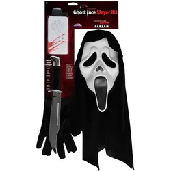 Fun World Scream - Ghostface Set mit Stimmenverzerrer
