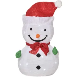 SCHNEEMANN Weihnachtsdekoration mit LED-Lichter Modell Dekoration Polyester