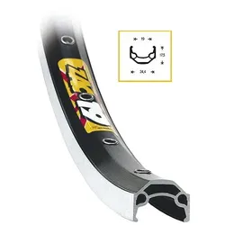 RYDE Felge ZAC 19 schwarz 28
