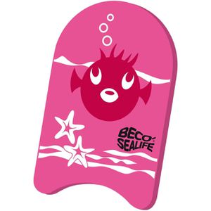 BECO Schwimmbrett Sealife 96534, pink, 34 x 21 cm, für Kinder