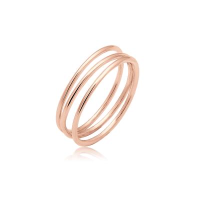 Silberring ELLI "Ring Wickelring Filigran Trend 925 Silber" Gr. 54, rosa, Fingerringe, Damen, 54, Silber 925 (Sterlingsilber), Silberring