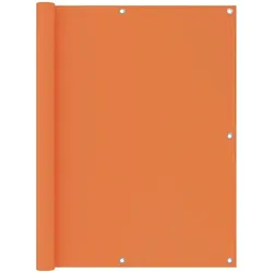vidaXL Balkon-Sichtschutz Orange 120x600 cm Oxford-Gewebe