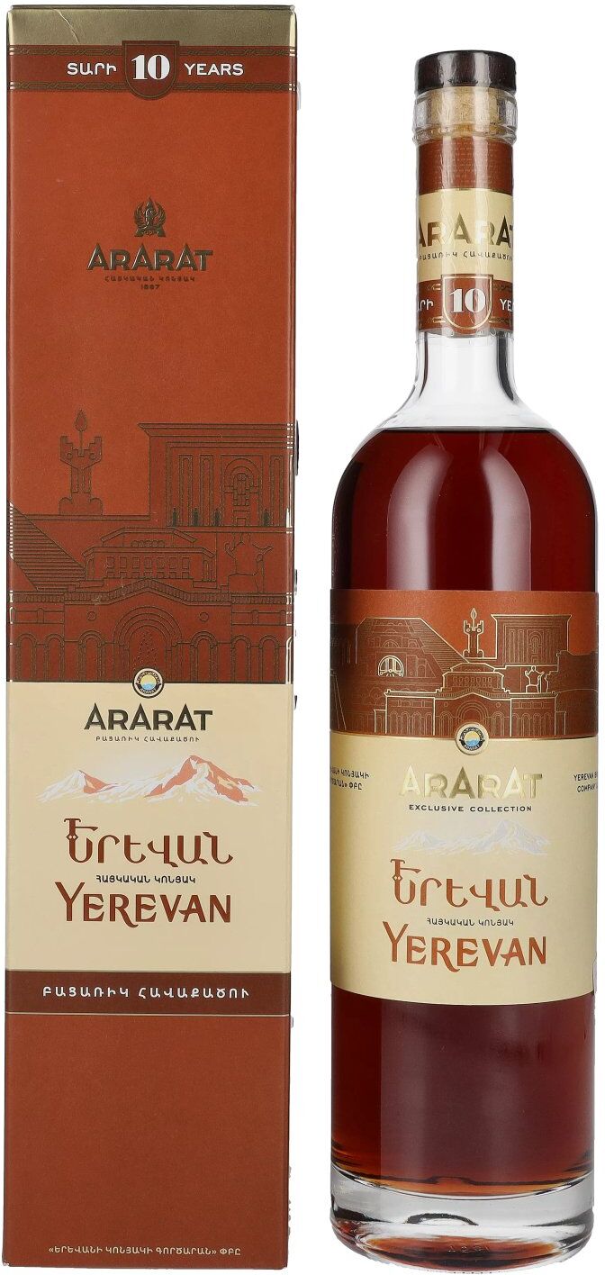 Ararat Brandy Ararat Yerevan 10 Years Old Exclusive Collection 57% Vol. 0,7l in Geschenkbox