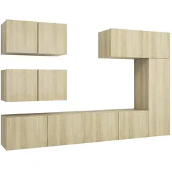 vidaXL, TV Möbel, Devin (6 Stück) (80 x 30 x 30 cm)