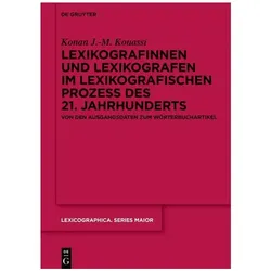 Lexikografinnen und Lexikografen im lexikografischen Prozess des 21. Jahrhunderts, Fachbücher von Konan J.-M. Kouassi