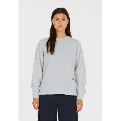 Strickpullover SOS "Aneto", Damen, Gr. XL, grau, 100% Wolle, unifarben, kurz, Rundhals, Pullover Strickpullover, aus hochwertiger Merinowolle