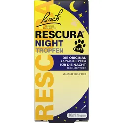 Bachblüten Original Rescura Night Pets Tr.alk.frei 10 ML