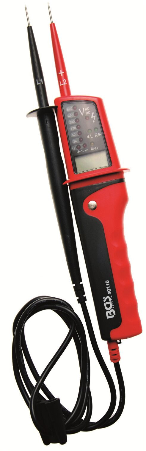 BGS Technic 40110 Spanningstester met digitaal display